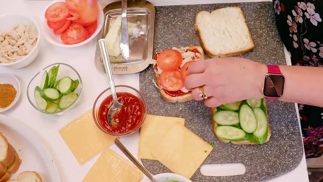 Disco Sandwiches Perfect for Kids Lunch Box & Parties  Recipe in Urdu Hindi - RKK