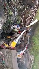 Revelan video de momentos posteriores al accidente de tránsito en Siquinalá, Escuintla.