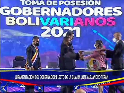 Pdte. Maduro lideró acto de juramentación del gobernador José Alejandro Terán en el Edo. La Guaira