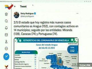 COVID-19 | Venezuela registró 694 nuevos casos de transmisión comunitaria y 420.436 recuperados