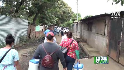Minsa realiza visita casa a casa en el barrio Nueva Vida en Ciudad Sandino