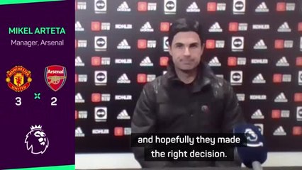 Arteta 'didn't know what to expect' after controversial Smith Rowe goal