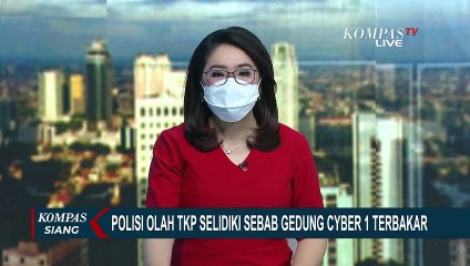 Gedung Cyber dalam Perbaikan, Sebagian Aktivitas Kembali Berlangsung Meski Bau Asap Masih Tercium