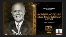 Imagen Noticias con Ciro Gómez Leyva es reconocido como mejor programa noticiero