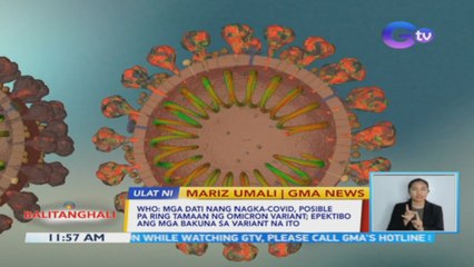 WHO: Mas nakakahawa ang Omicron variant pero wala pang impormasyon kung mas mabagsik ito | BT