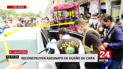 El Agustino: reconstruyen asesinato de dueño de chifa