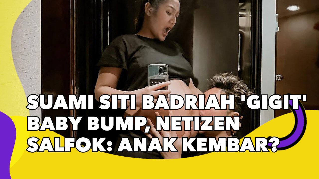 Suami Siti Badriah 'Gigit' Baby Bump, Netizen Salfok: Anak Kembar?