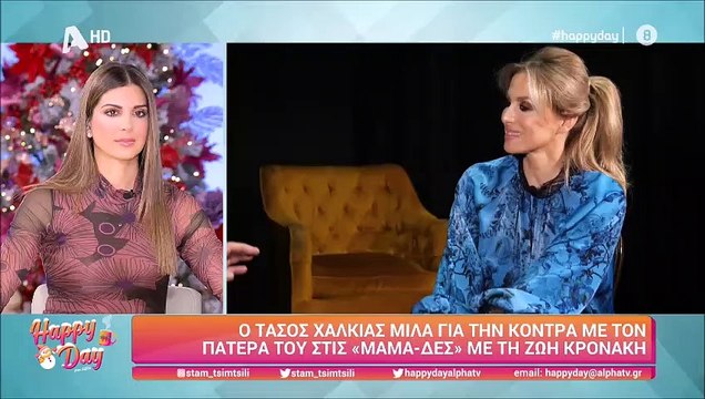 Τάσος Χαλκιάς: «Έχω φάει πάρα πολύ ξύλο από τον πατέρα μου, κλωτσιές, μπουνιές…»!
