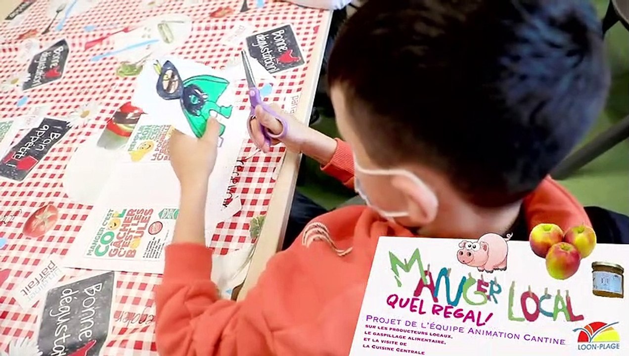 Les animations antigaspi 2021 à la Restauration Scolaire, le temps du midi