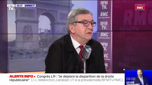 Congrès LR: Jean-Luc Mélenchon déplore la disparition de la droite républicaine