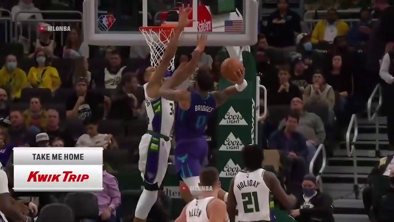 Miles Bridges almost posterized Giannis twice in one game