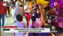 SJM: vecinos protestan una vez más contra la prostitución
