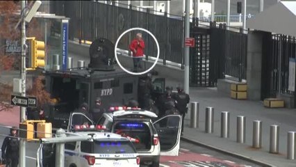 Detenido un hombre que amenazaba con quitarse la vida a las puertas de la ONU