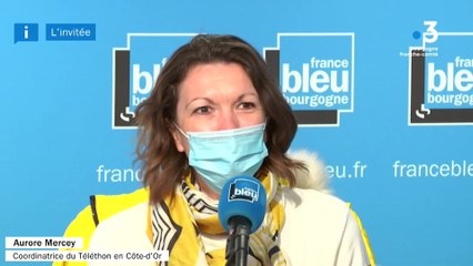 Aurore Mercey, coordinatrice du Téléthon en  Côte-d'Or