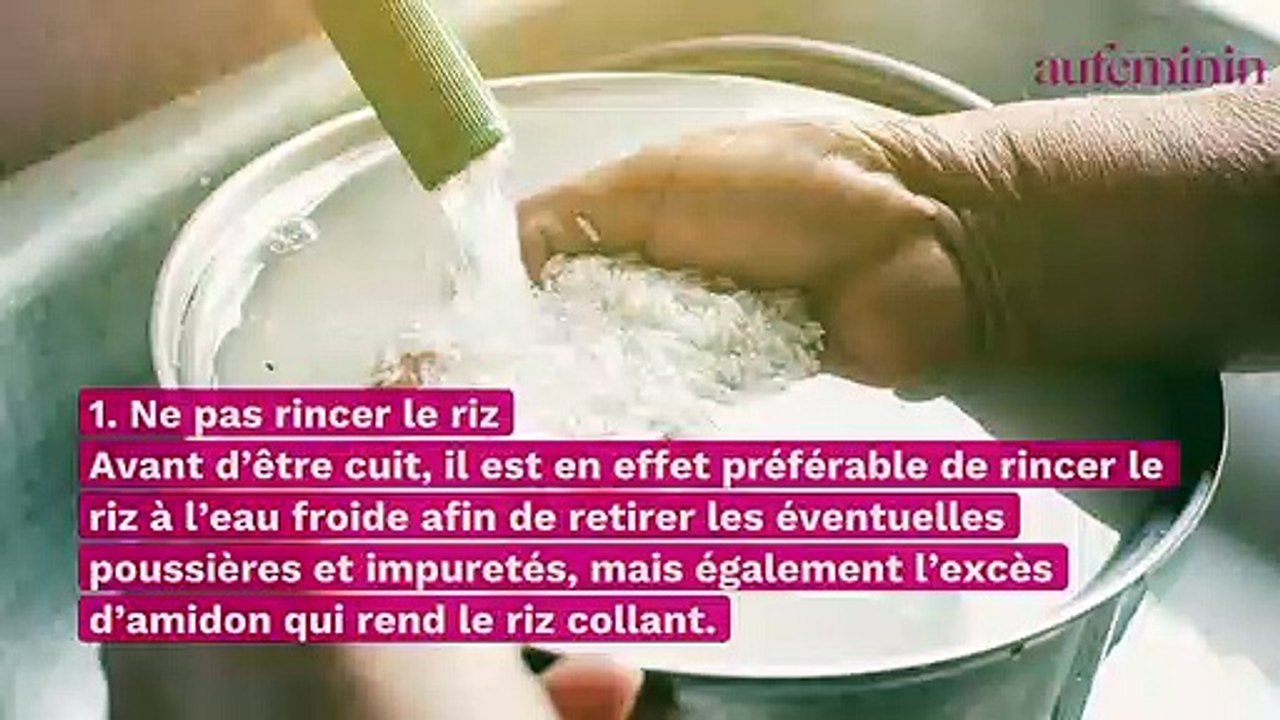 Cuisson du riz : 6 grosses erreurs à ne plus commettre