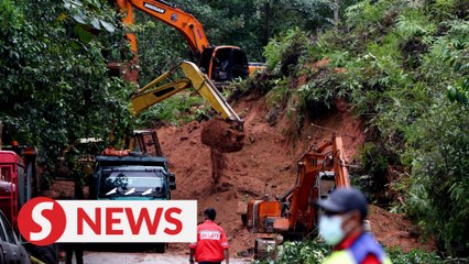 Landslide caused by continuous rain that weakened hillslope, says PWD