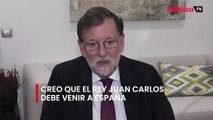 Rajoy cree que con  la ausencia del rey Juan Carlos damos mala imagen como país