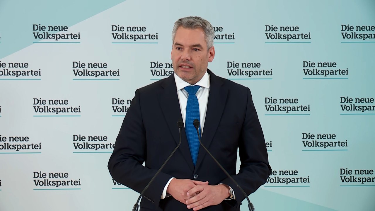 Statement von Nehammer als designierter Bundeskanzler