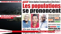 Le titrologue du Vendredi 03 Décembre 2021/Panel: doit-on légaliser l'homo-sexualité en côte d'ivoire?