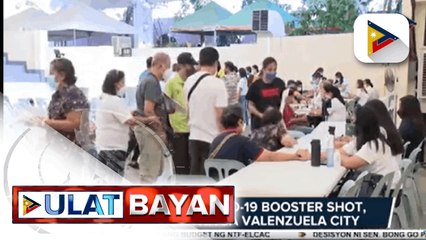 Booster shot rollout sa Valenzuela City, first come, first serve; Walk-ins, pinapayagan
