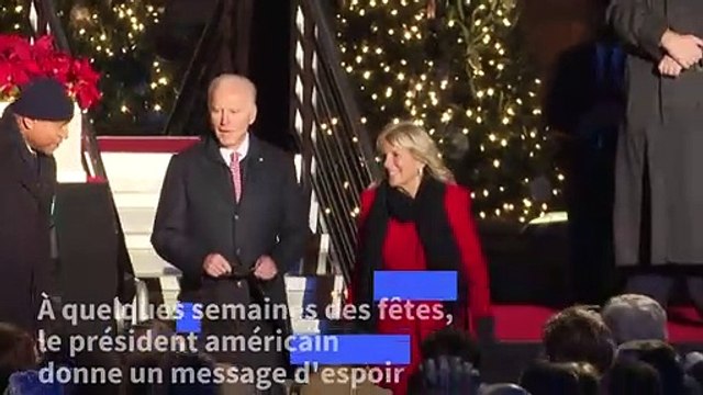 USA: illumination du sapin de Noël national près de la Maison Blanche