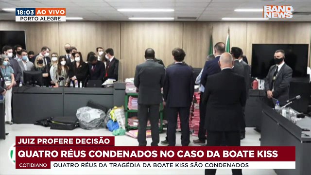 Todos os réus do julgamento do caso da Boate Kiss são considerados culpados. A sentença foi confirmada na tarde de hoje (10) pelo Juiz Orlando Faccini Neto.