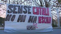 Manifestación en Canet de Mar contra el 25% de castellano