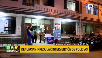 Denuncian que personal PNP exigió S/5 000 para dejar libre a joven con denuncia por drogas