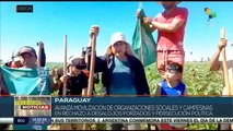 teleSUR Noticias 15:30 10-12: Pueblo paraguayo protesta en contra de desalojos de tierra