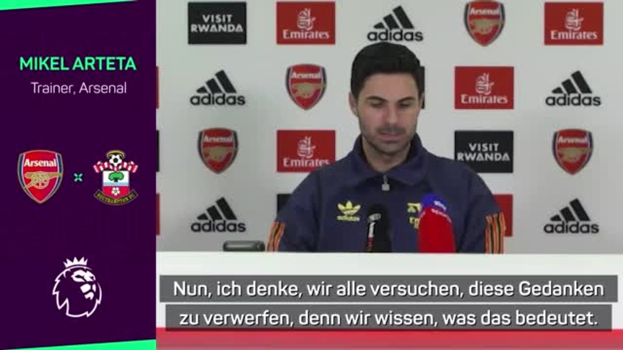 Arteta über Coronavirus: 'Sehr schnell passiert'