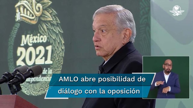 Abre AMLO posibilidad de diálogo con el PAN