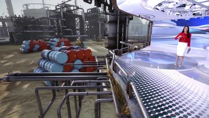 في زيارة لحقول النفط.. مذيعة الساعة 60 تكشف ارتباط السعر بأوميكرون