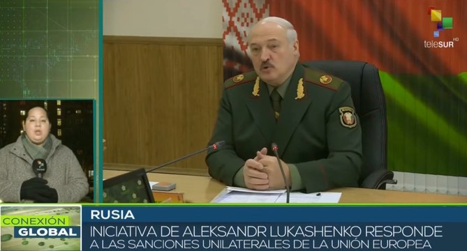 Presidente de Belarús arremete contra sanciones de Unión Europea