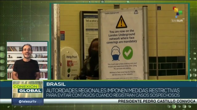 Brasil: Autoridades implementan medidas de restriccion