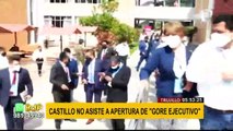 Gobernadores suspenden Gore Ejecutivo ante ausencia de Pedro Castillo y Mirtha Vásquez