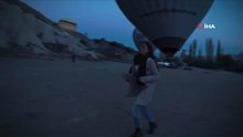 Kapadokya'da 11 ayda 360 bin kişi sıcak hava balonuna binerek bölgeyi izledi