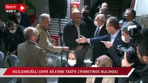 Kılıçdaroğlu'ndan şehit Astsubay Üstçavuş Celil Mutlu'nun ailesine taziye ziyareti