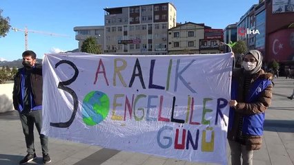 Engelliler gününe özel empati parkuru