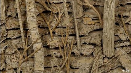 Large scale art made of cardboard