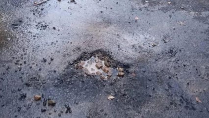 At inauguration in UP, road breaks but coconut doesn't