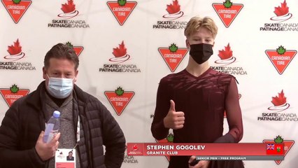 Stephen Gogolev 2022 Skate Canada Challenge FS
