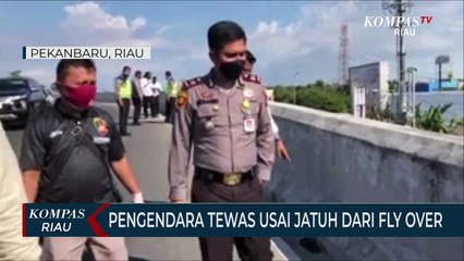 Pengendara Tewas Usai Jatuh Dari Fly Over