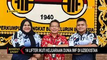 14 Lifter Muda Indonesia Ikuti Kejuaraan Dunia IWF Championships 2021 di Uzbekistan