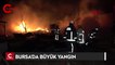 Fabrikada büyük yangın: Alevler geceyi aydınlattı