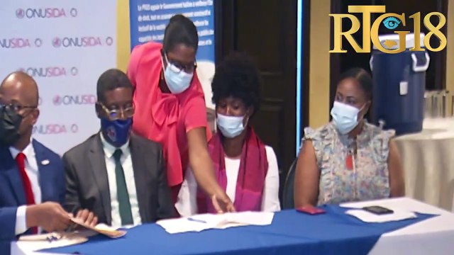 Federasyon Nasyonal Fanm Majistra Ayiti FENAFEM siyen yon pwotokòl angajman ak ONU/SIDA.