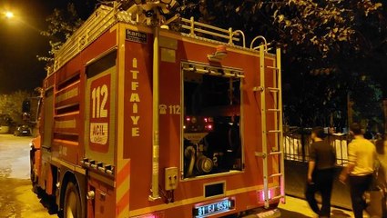 Evde çıkan yangın hasara yol açtı