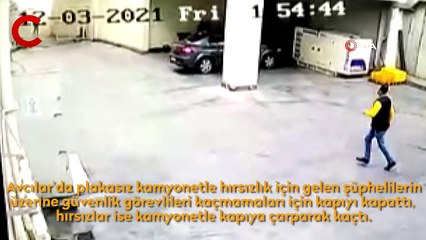 Avcılar’da şoke eden hırsızlık girişimi