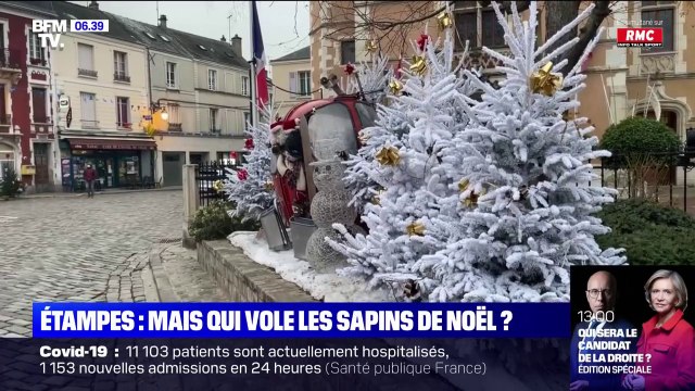 Des sapins de Noël volés dans les rues d'Étampes