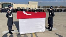 Tunceli'de şehit düşen Jandarma Astsubay Üstçavuş Celil Mutlu için tören yapıldı (2)
