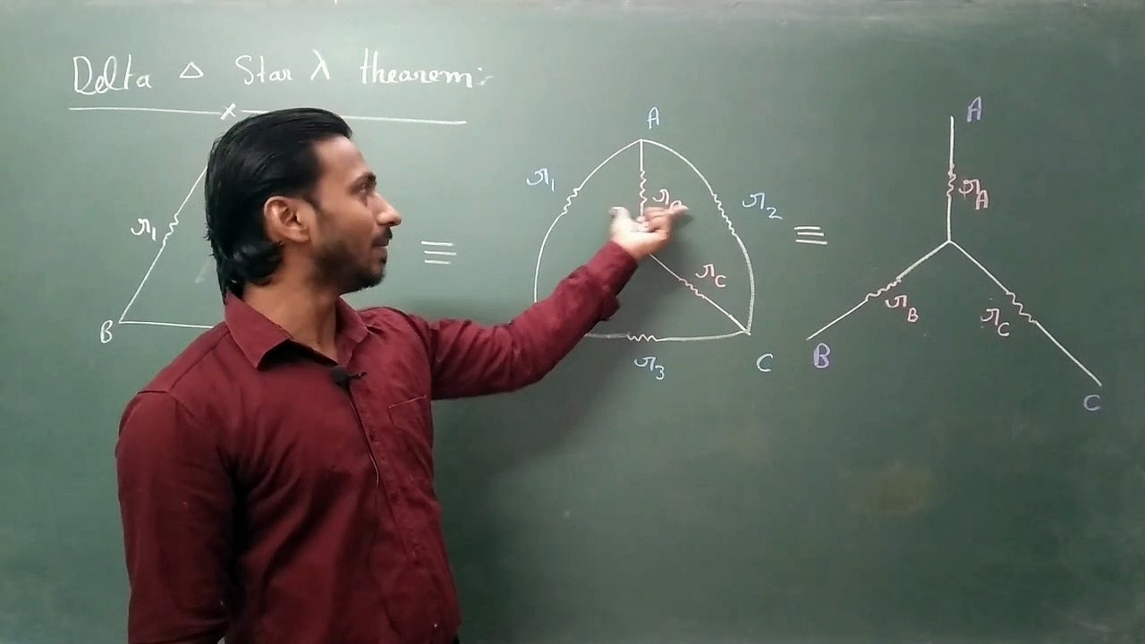 Electric Current, Delta Star Theorem, NEET/IIT-JEE/11th/12th (AK Sr)